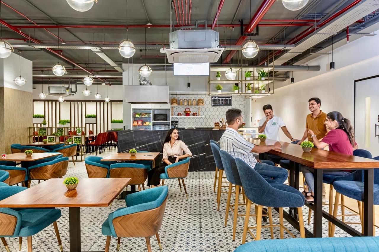 Premium office space with modern furniture